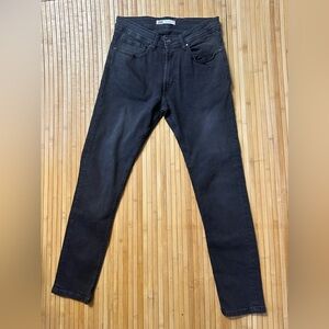 ZARA mens denim wear BLACK jeans 31x29